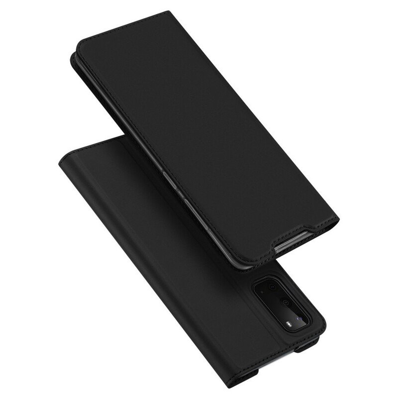Folio-fodral Samsung Galaxy S20 Läderfodral Skin Pro Dux Ducis