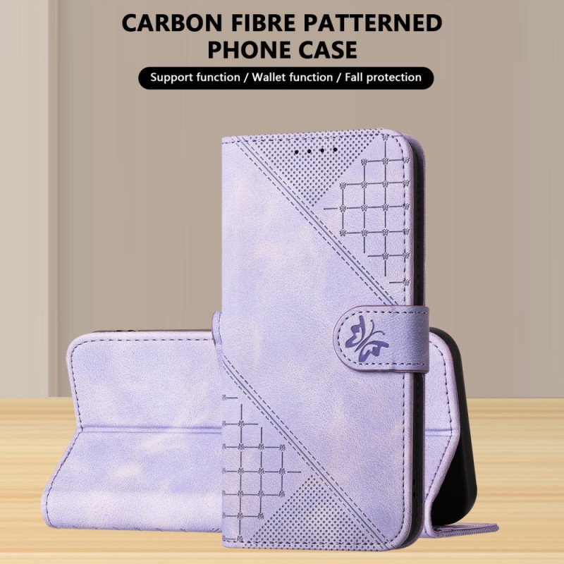 Fodral Google Pixel 10 Pro Xl Geometrisk Och Fjärilsdesign