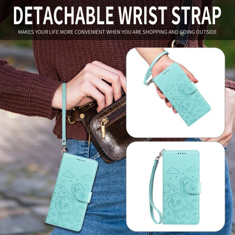 Fodral Google Pixel 10 Pro Xl Rfid-blockering Och Hundmönster