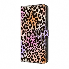 Läderfodral Google Pixel 10 Pro Xl Telefonfodral Leopardmönster