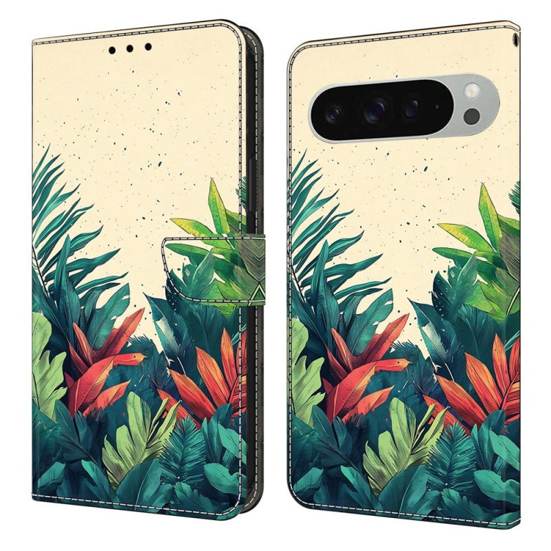 Läderfodral Google Pixel 10 Pro Xl Telefonfodral Löv