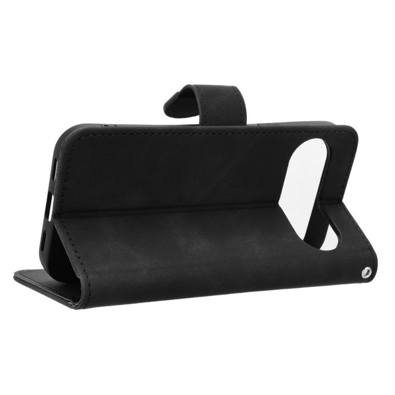 Läderfodral Google Pixel 10 Pro Xl Telefonfodral Mockaeffekt