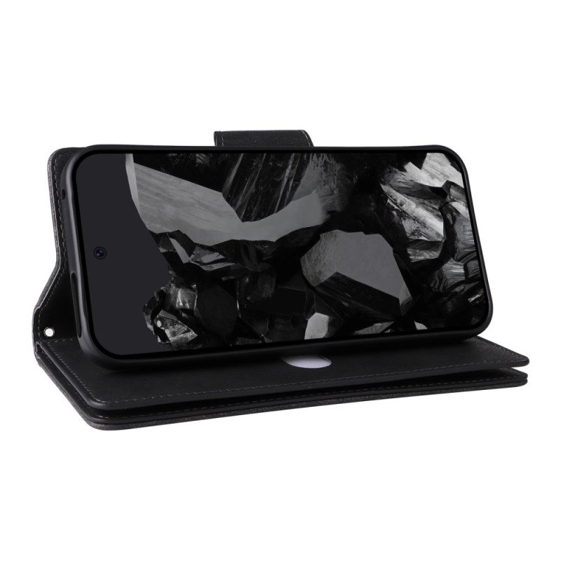 Läderfodral Google Pixel 10 Pro Xl Telefonfodral Plånbok Med Mockaeffekt