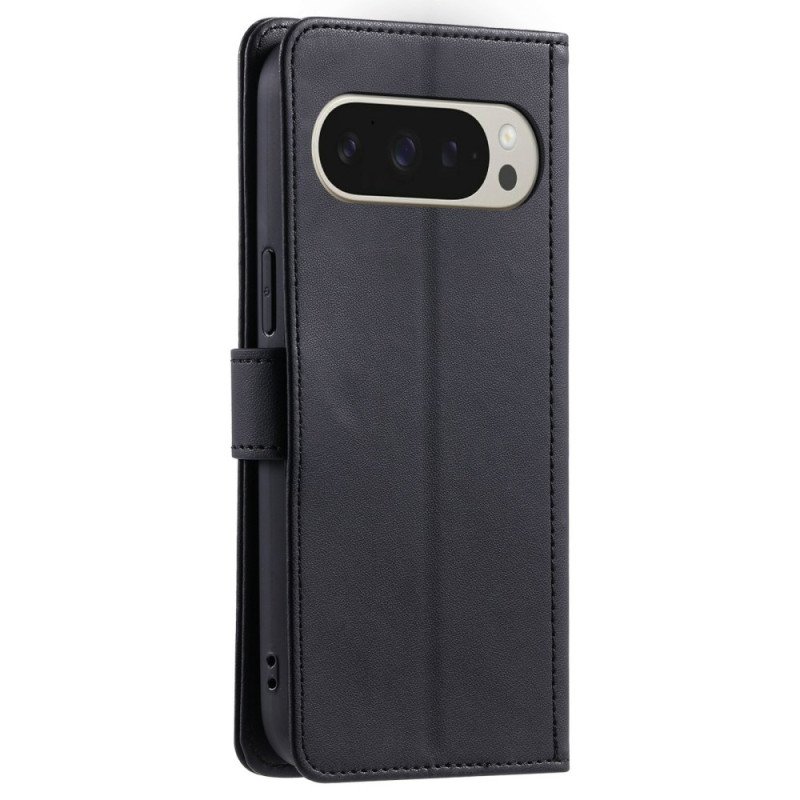 Läderfodral Google Pixel 10 Pro Xl Telefonfodral Quiltad Design Med Rem Och Axelrem