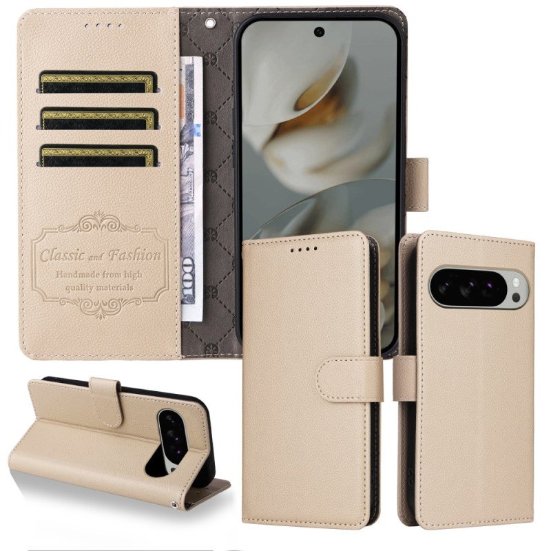 Läderfodral Google Pixel 10 Pro Xl Telefonfodral Rfid-blockering