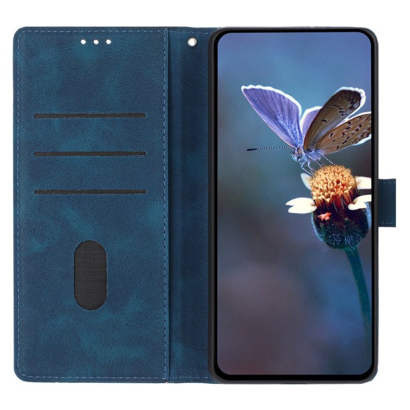 Läderfodral Google Pixel 10 Pro Xl Telefonfodral Triangulärt Mönster