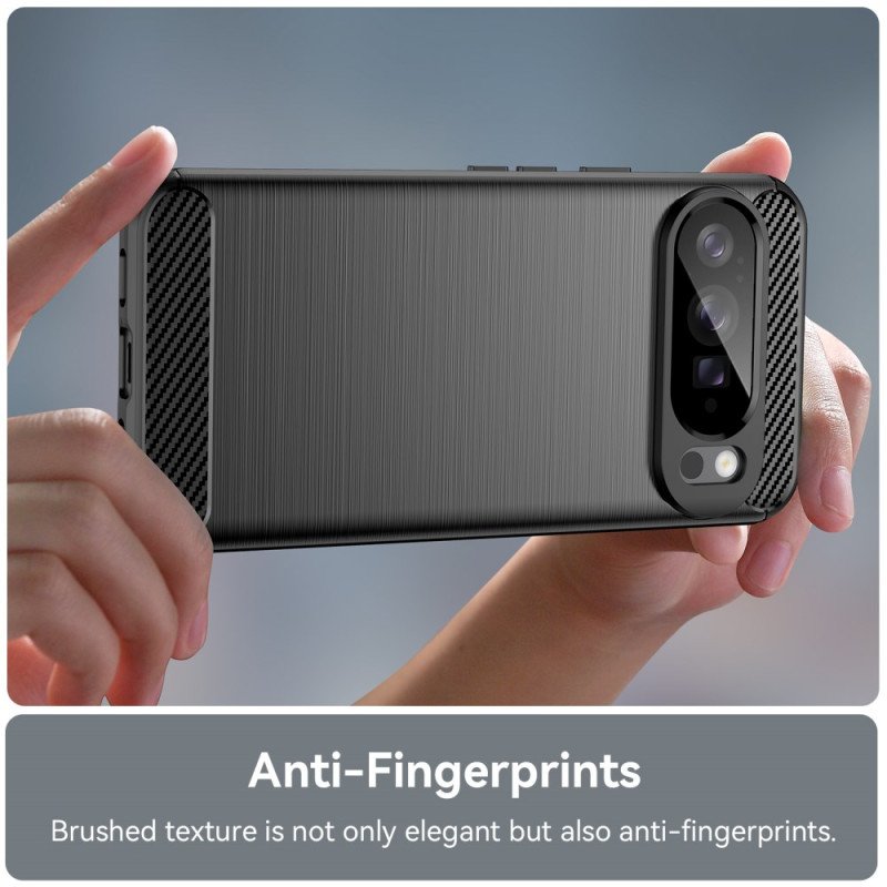 Skal För Google Pixel 10 Pro Xl Borstad Kolfiber