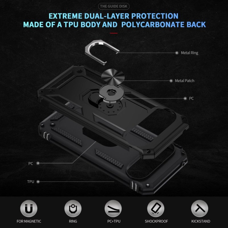 Skal För Google Pixel 10 Pro Xl Ultratålig Med Ringhållare