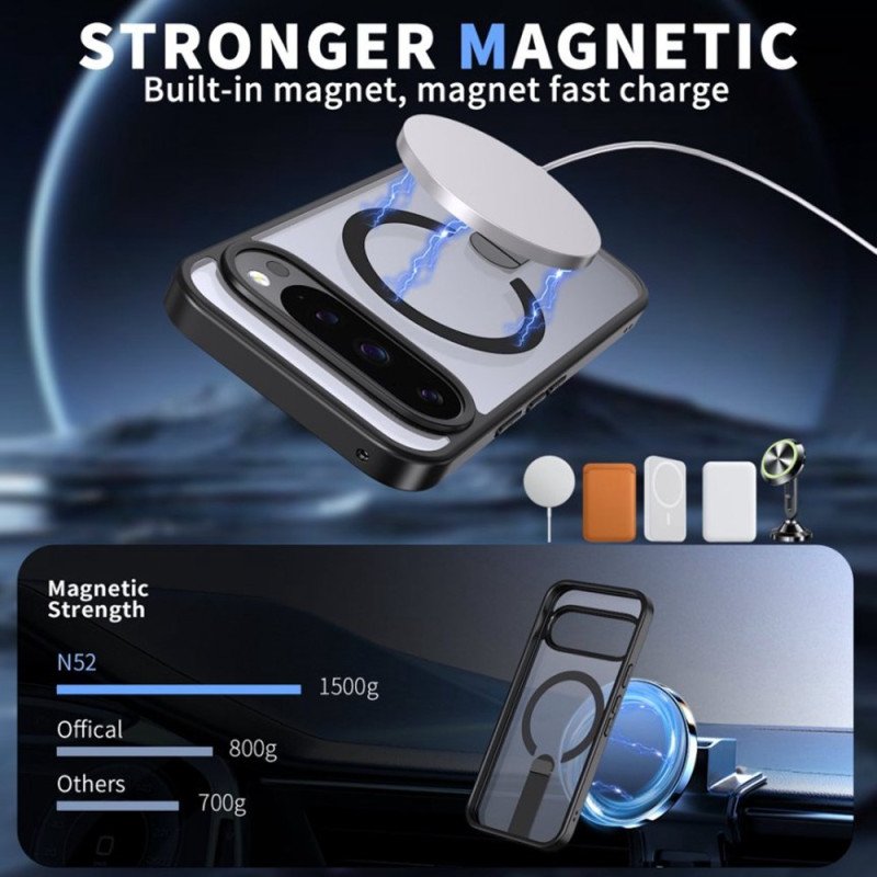 Skal Google Pixel 10 Pro Xl Frostad Magsafe-kompatibel Med Hållare