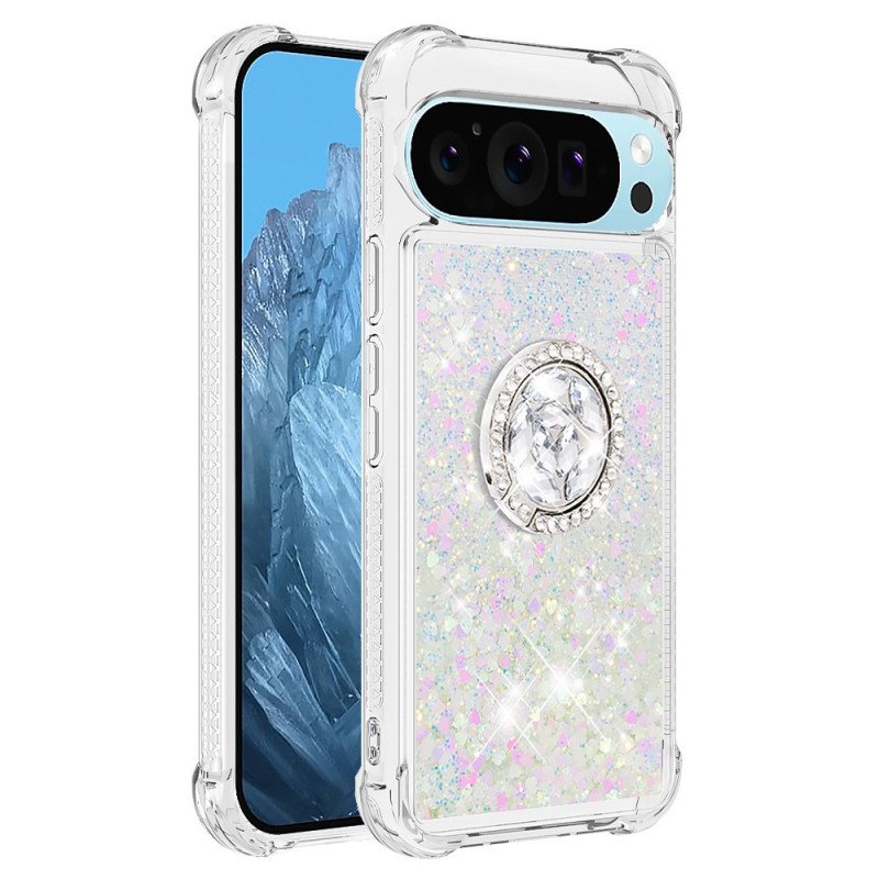 Skal Google Pixel 10 Pro Xl Glitter Med Ringhållare