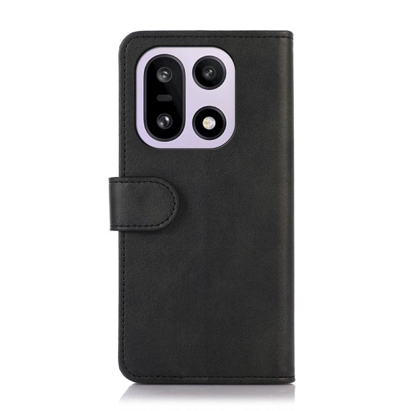 Fodral För Oneplus 15 Lädereffekt