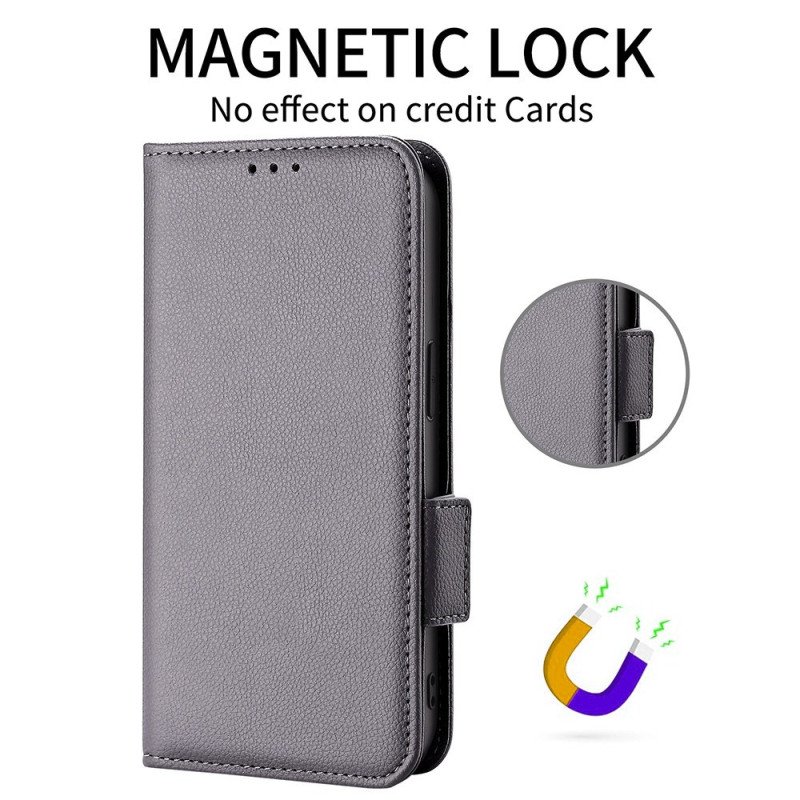 Fodral Oneplus 15 Imitationsläder Med Rem