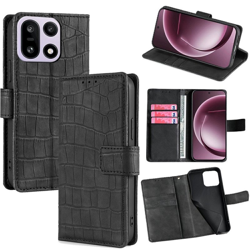 Fodral Oneplus 15 Krokodilstruktur