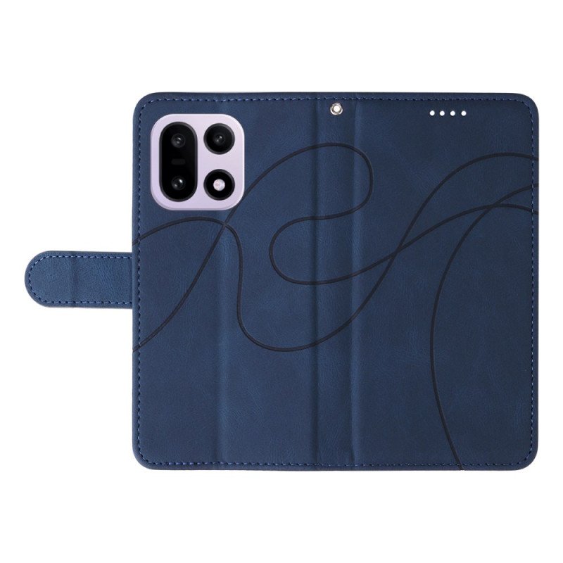 Läderfodral Oneplus 15 Telefonfodral Krusning