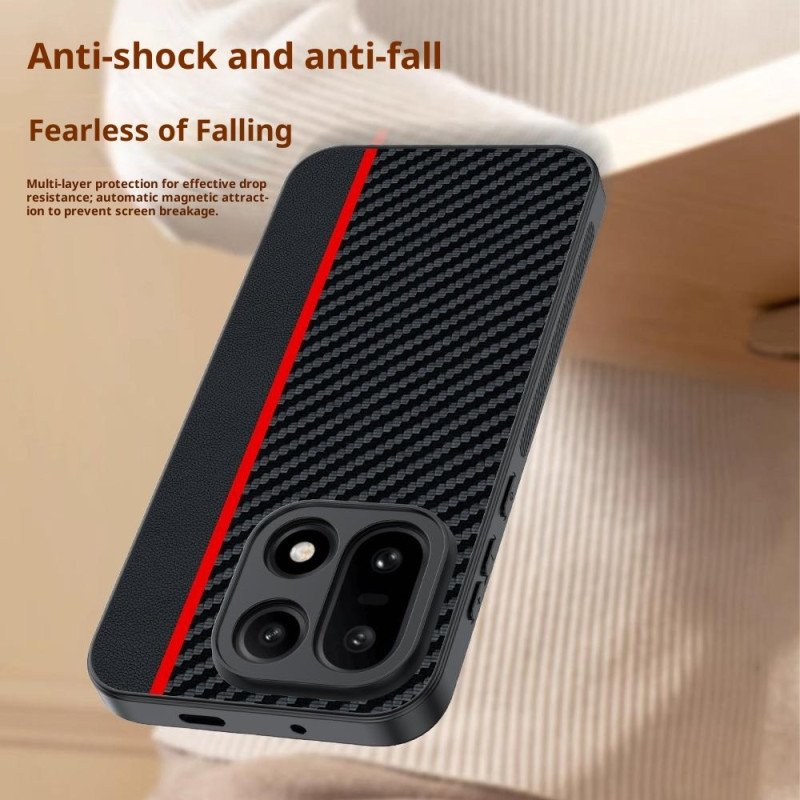 Skal För Oneplus 15 Kolfiberstruktur