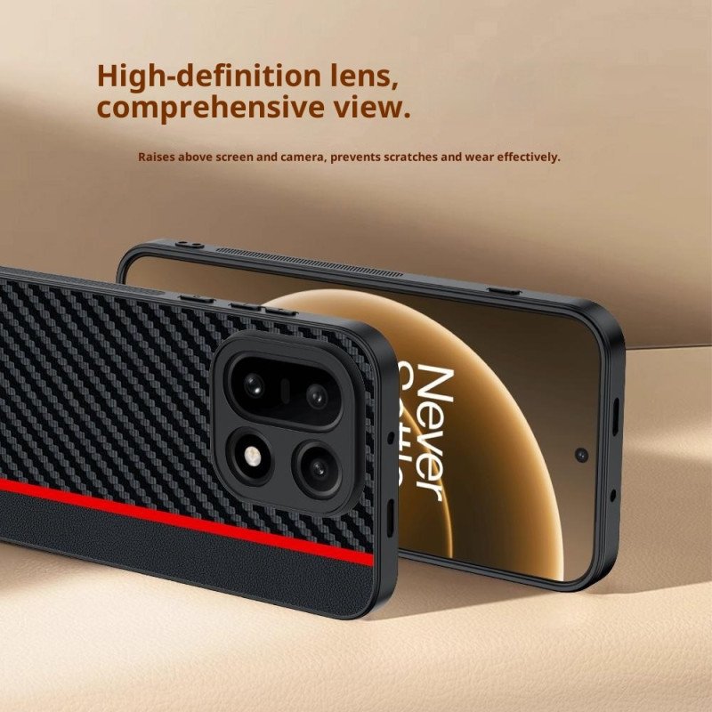 Skal För Oneplus 15 Kolfiberstruktur