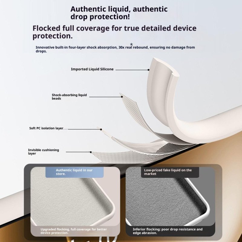 Skal Oneplus 15 Flytande Silikon