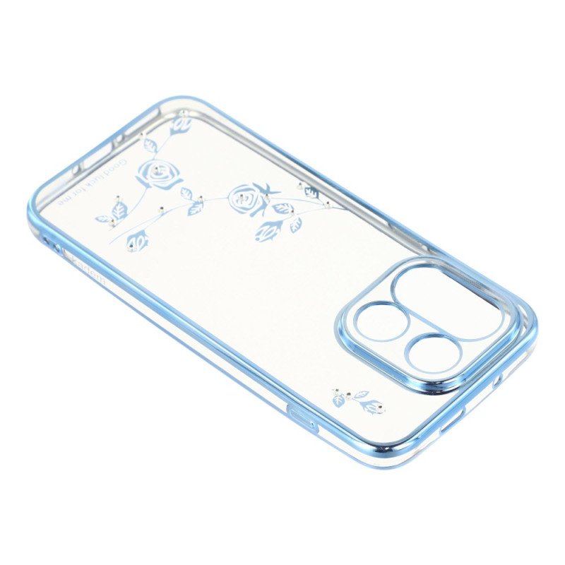 Skal Oneplus 15 Telefonfodral Kadem-blommor Och Strass