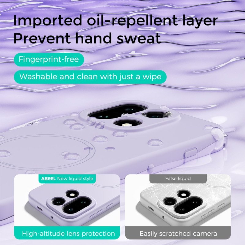 Skal Oneplus 15 Telefonfodral Magsafe Flytande Silikon Abeel