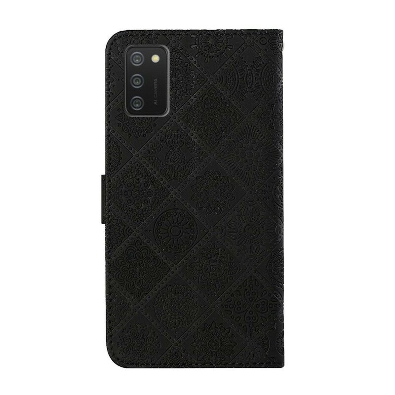 Fodral Samsung Galaxy A02s Gobeläng Mönster
