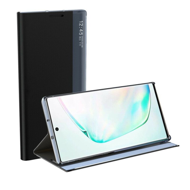 Skal Samsung Galaxy A02s Texturerad Lädereffekt