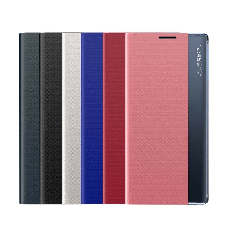 Skal Samsung Galaxy A02s Texturerad Lädereffekt