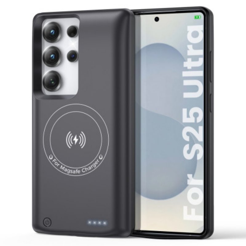 Batterifodral 10000mah För Samsung Galaxy S25 Ultra Med Magnetfäste