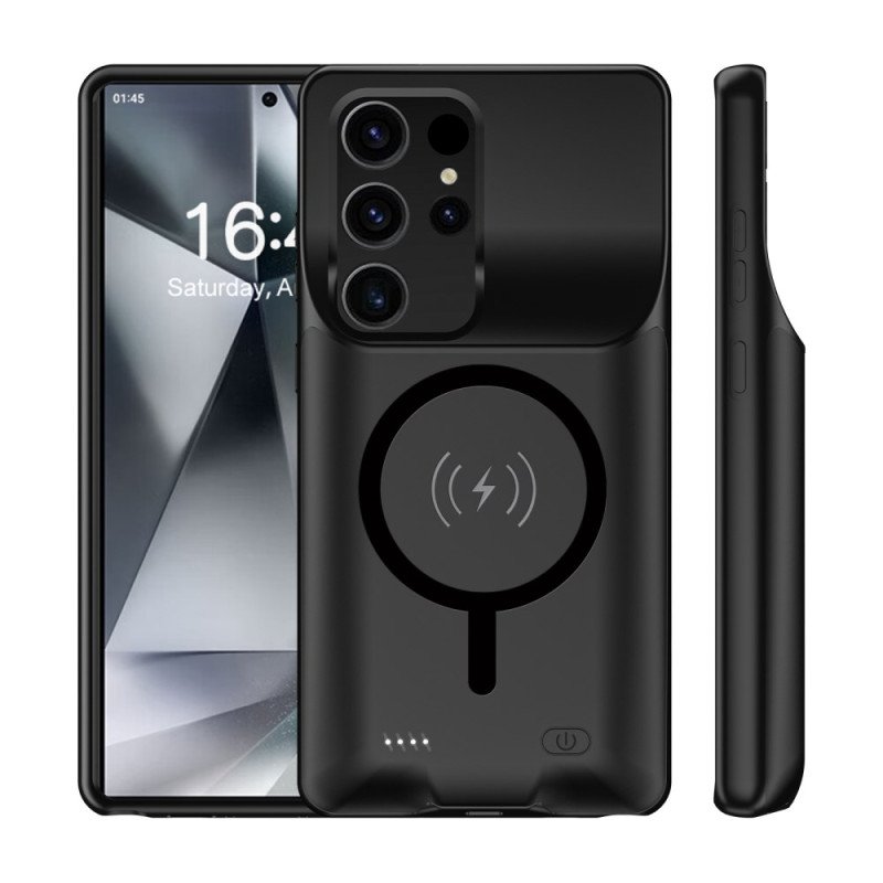 Externt Batterifodral 10000mah För Samsung Galaxy S25 Ultra Med Magnetfäste