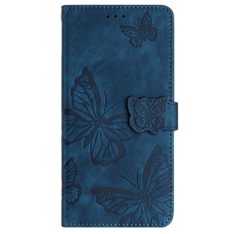 Fodral Samsung Galaxy S25 Ultra 5g Fjärilar I Mockaeffekt