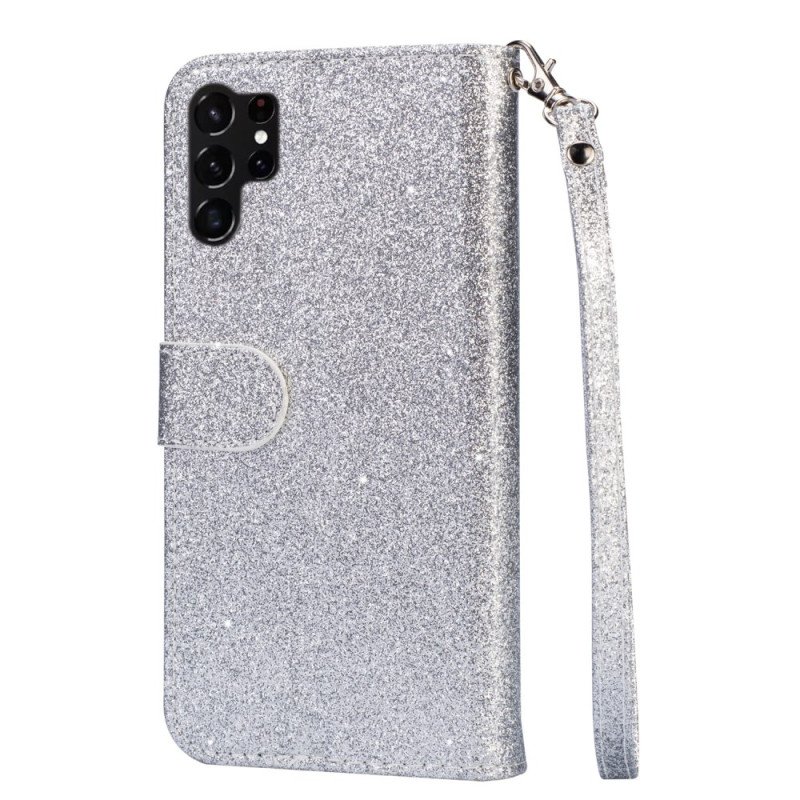Fodral Samsung Galaxy S25 Ultra 5g Glitterfodral Med Rem