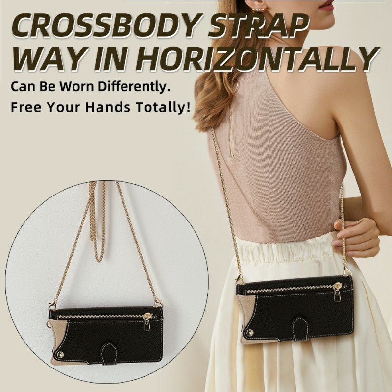 Fodral Samsung Galaxy S25 Ultra 5g Plånbok Och Kedja