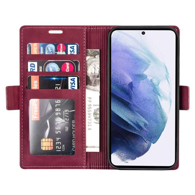 Folio-fodral Samsung Galaxy S25 Ultra 5g Telefonfodral Polyuretanläder