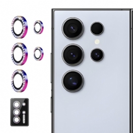 Kameralinsskydd För Samsung Galaxy S25 Ultra 5g Med Legeringsringar Och Strass