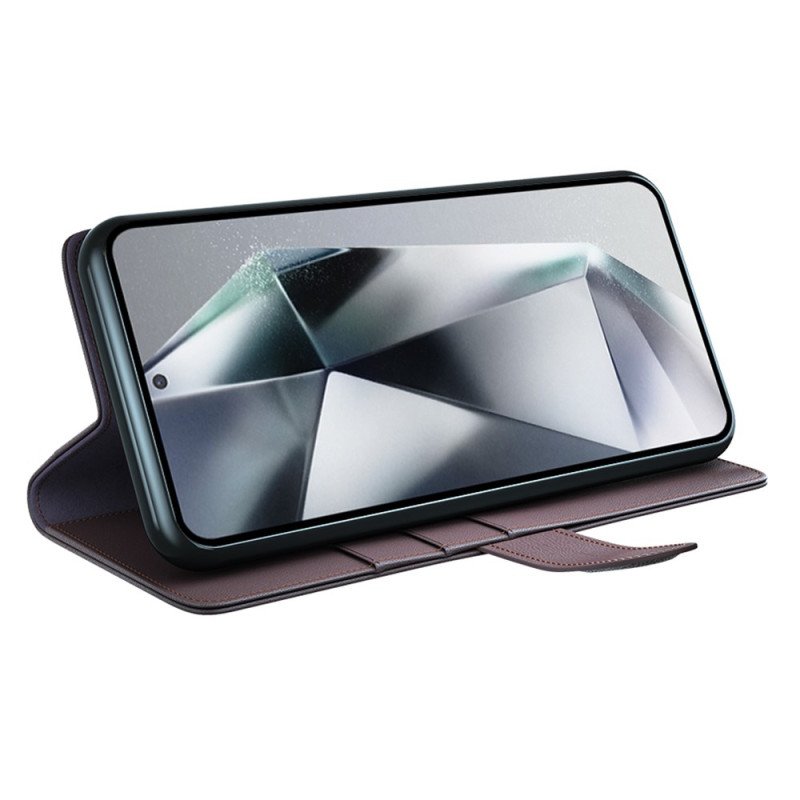 Läderfodral Samsung Galaxy S25 Ultra 5g Telefonfodral Äkta Läder