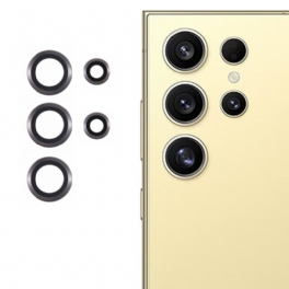 Metalllinsskydd För Samsung Galaxy S25 Ultra 5g Elektropläterat Och Härdat Glas
