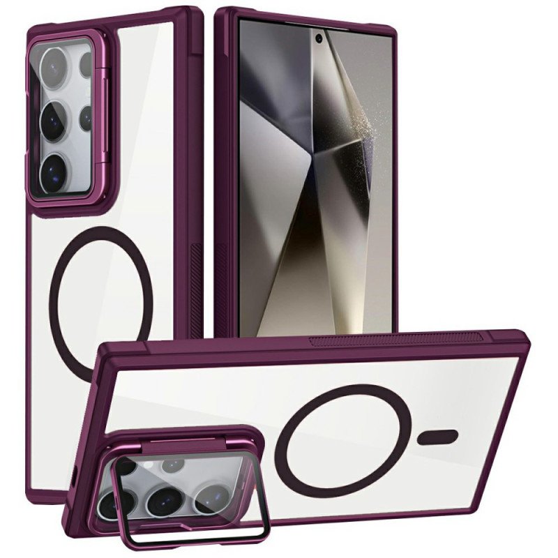 Skal För Samsung Galaxy S25 Ultra 5g Magsafe-kompatibel Med Inbyggt Stativ