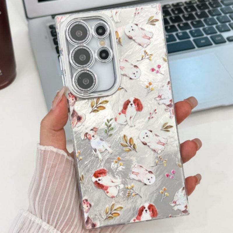 Skal För Samsung Galaxy S25 Ultra 5g Mönster Med Linsskydd