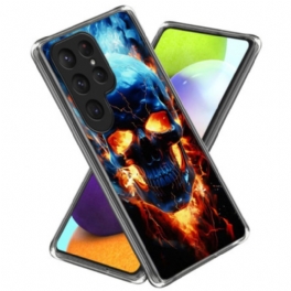 Skal Samsung Galaxy S25 Ultra 5g Flammande Dödskalle