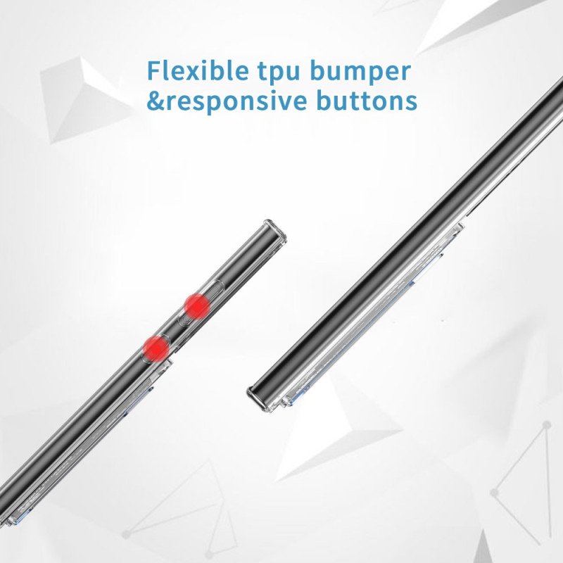 Skal Samsung Galaxy S25 Ultra 5g Genomskinlig Med Korthållare