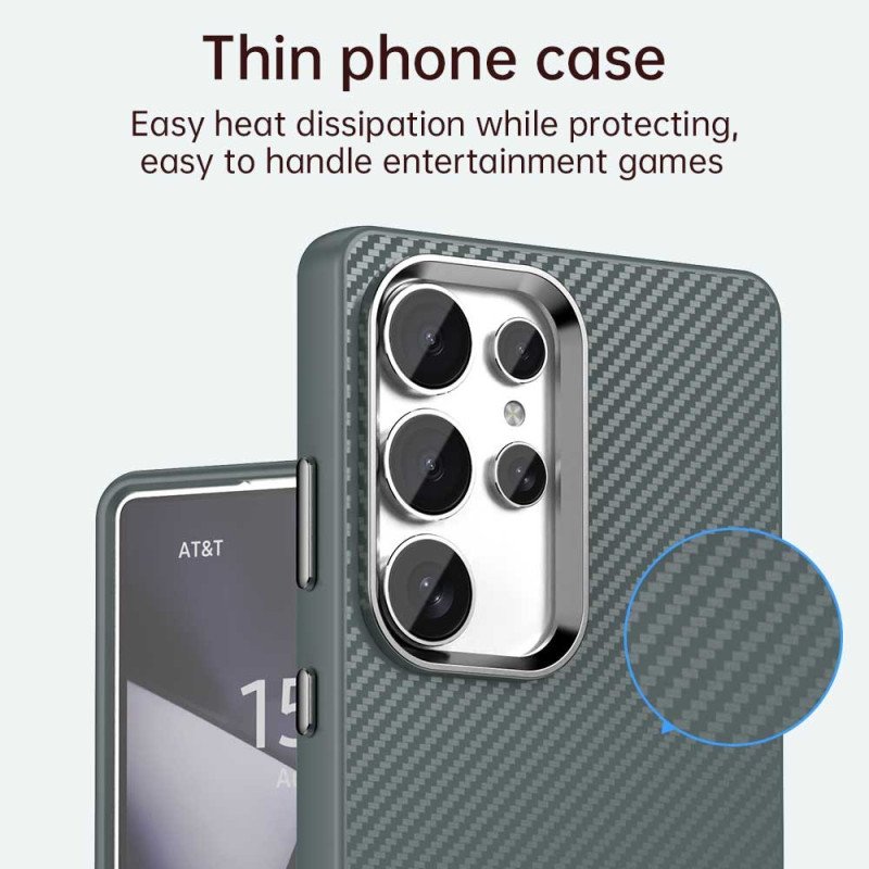 Skal Samsung Galaxy S25 Ultra 5g Kolfiberstruktur