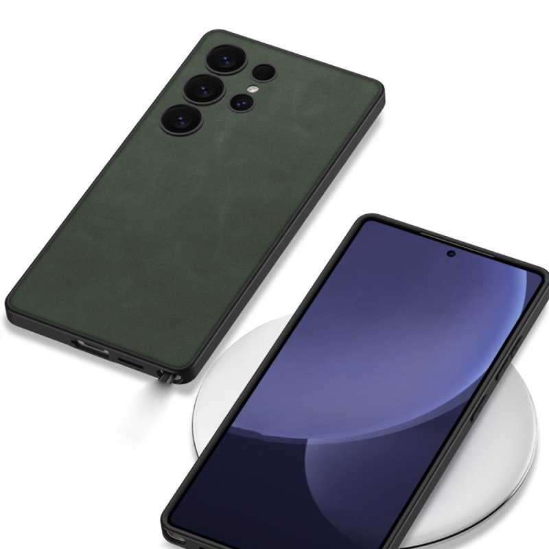 Skal Samsung Galaxy S25 Ultra 5g Lädereffekt