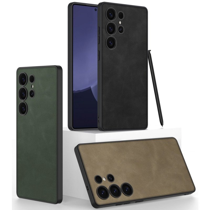 Skal Samsung Galaxy S25 Ultra 5g Lädereffekt