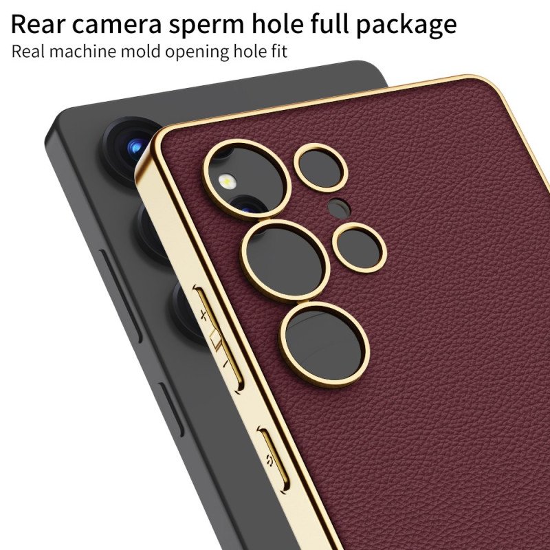 Skal Samsung Galaxy S25 Ultra 5g Lädereffekt-serien