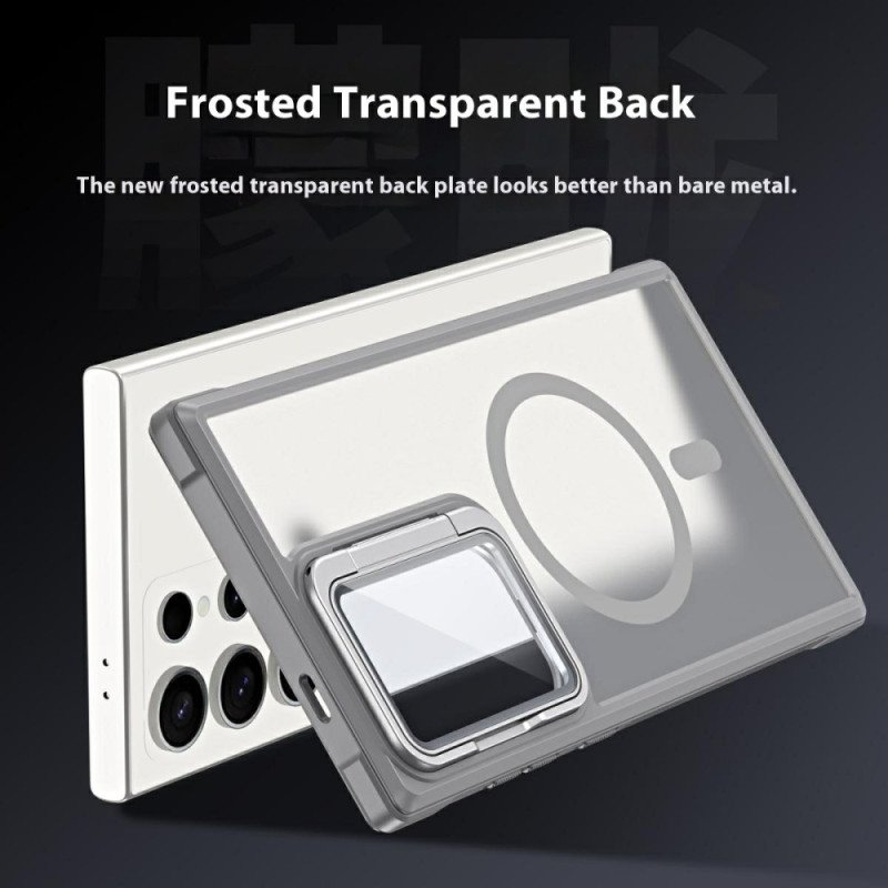 Skal Samsung Galaxy S25 Ultra 5g Magsafe-kompatibel Matt Design Som Motverkar Fingeravtryck Med Stativ