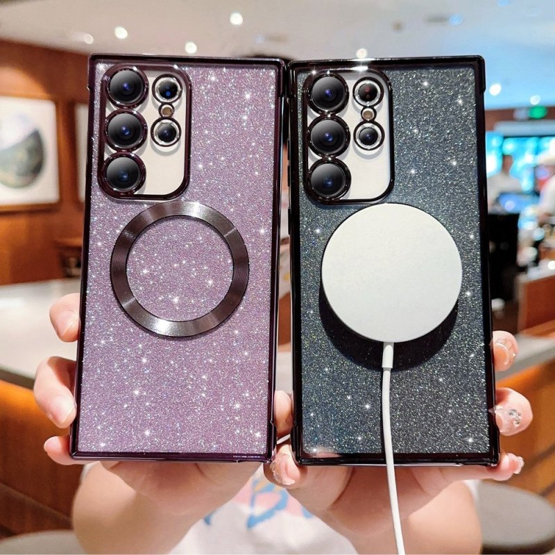 Skal Samsung Galaxy S25 Ultra 5g Magsafe-kompatibel Med Glitter