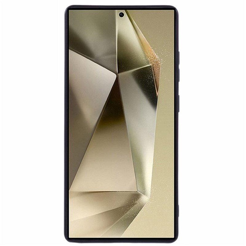 Skal Samsung Galaxy S25 Ultra 5g Matt Silikon Med Skärmskydd I Härdat Glas