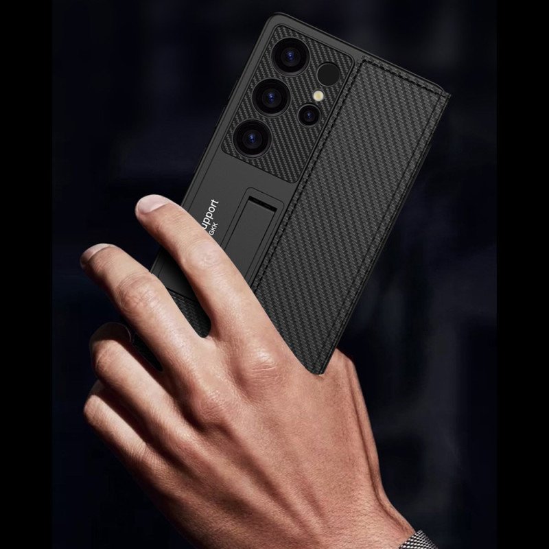 Skal Samsung Galaxy S25 Ultra 5g Med Gkk-korthållare Och Stativ