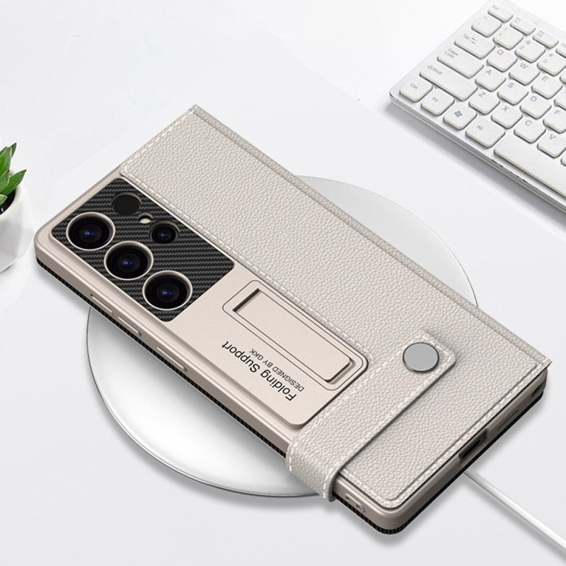 Skal Samsung Galaxy S25 Ultra 5g Med Gkk-korthållare Och Stativ