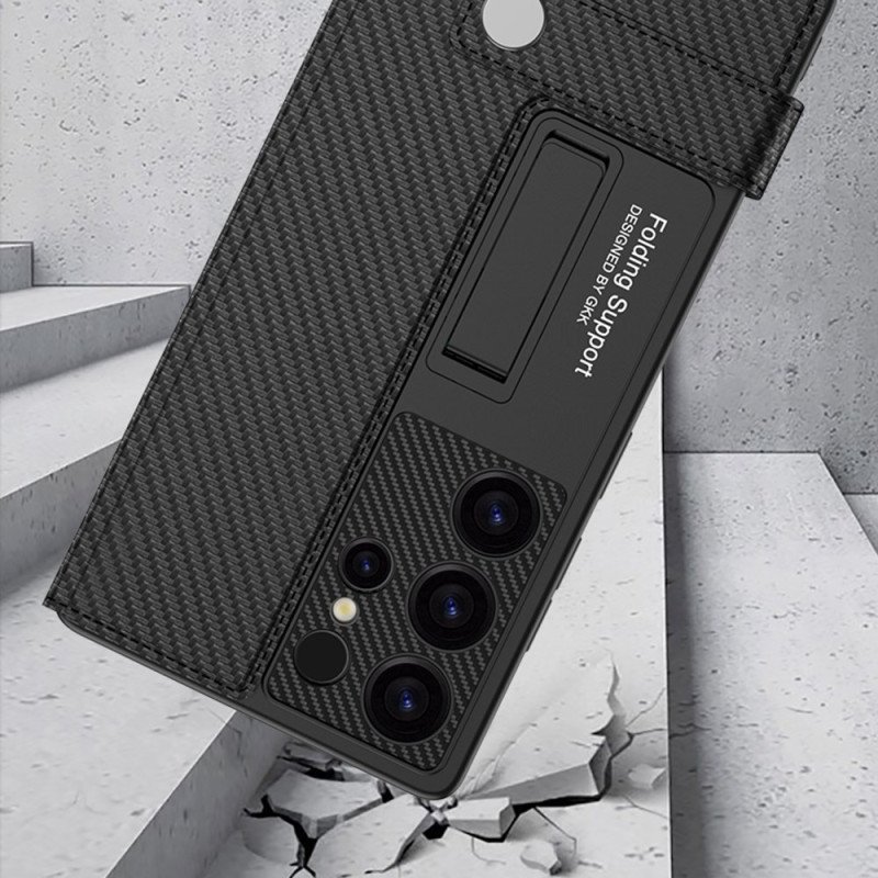 Skal Samsung Galaxy S25 Ultra 5g Med Gkk-korthållare Och Stativ