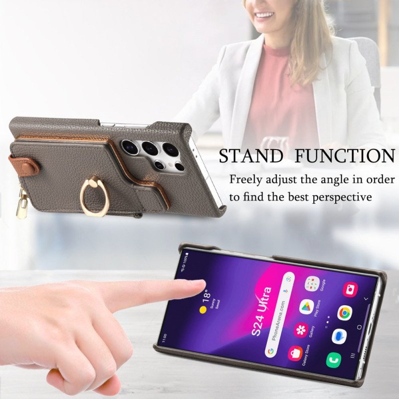 Skal Samsung Galaxy S25 Ultra 5g Plånbok I Konstläder